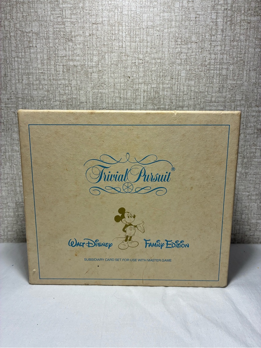 Trivial Pursuit Walt Disney Family Edition Board Game - Cream & Blue